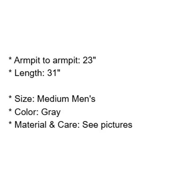 Regatta Sweater Mens Medium Gray Ribbed Cotton Blend Knit Pullover V Neck - Picture 4 of 8